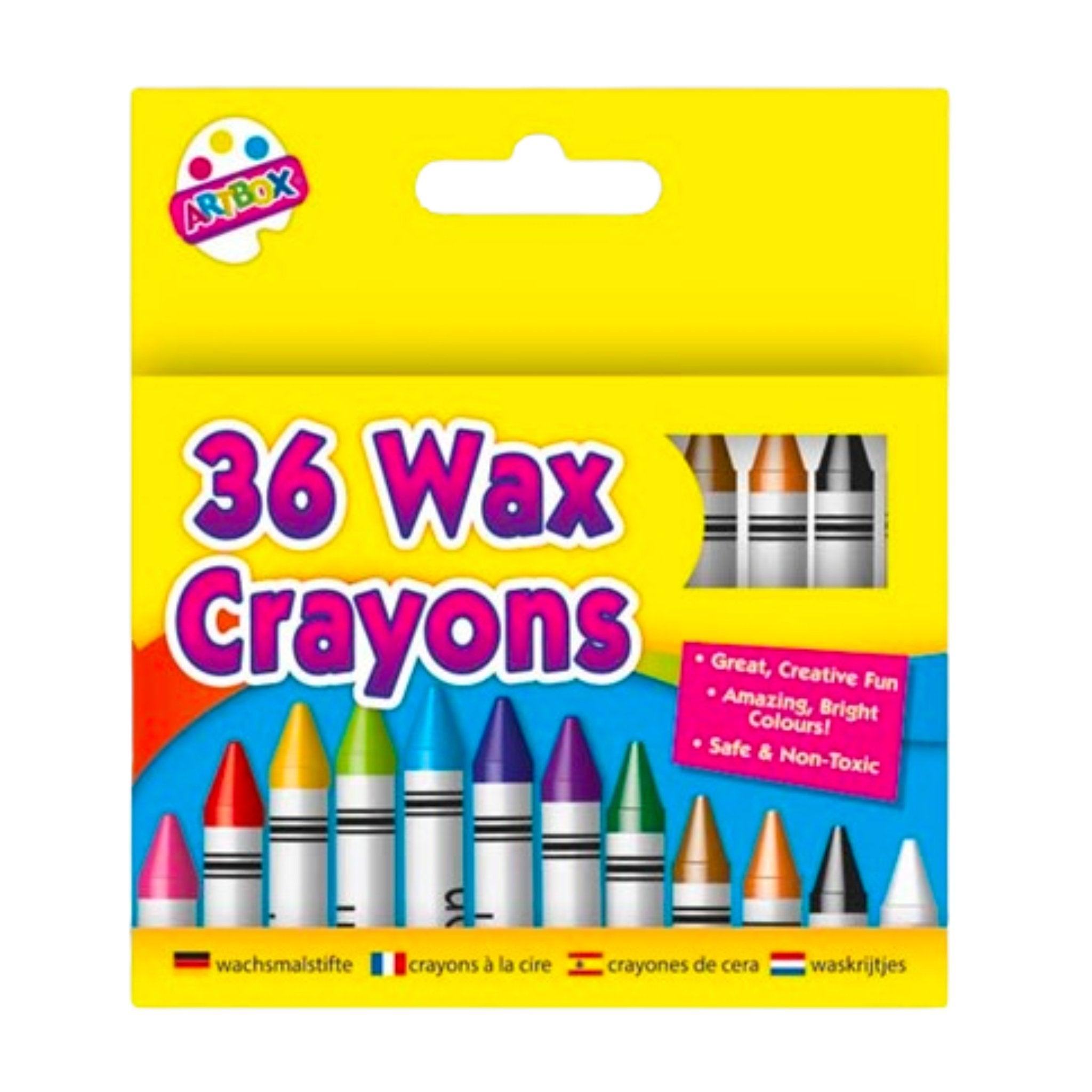 Wax Crayons Set (36 Assorted) - PoundToys